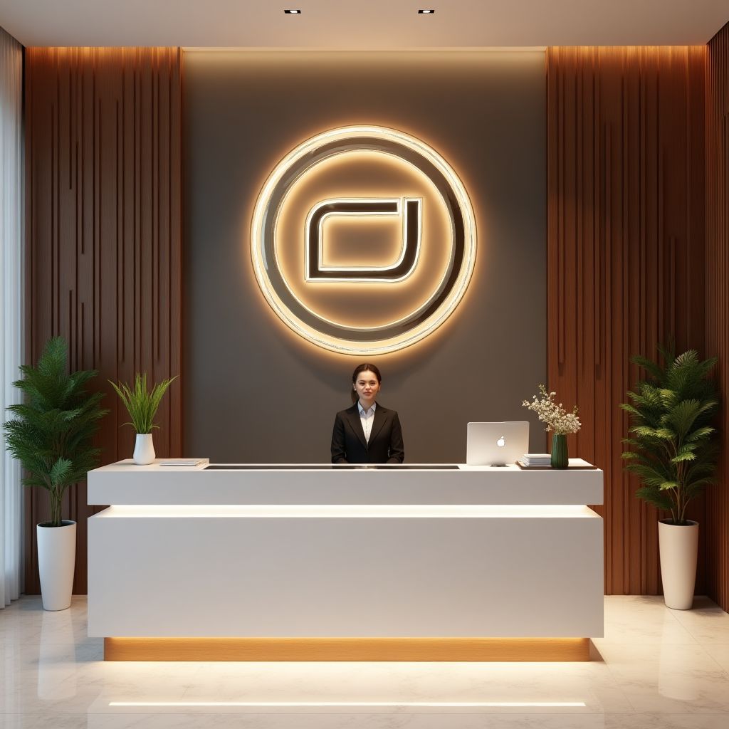Recepción de las oficinas de Barcelona